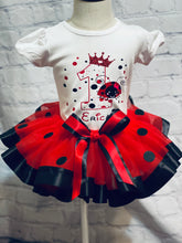 Load image into Gallery viewer, Lady Bug Tutu Outfit