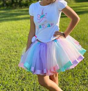 Pastel Unicorn Tutu Outfit